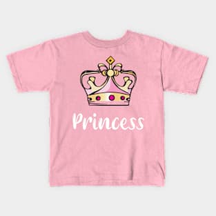 Royal Princess Crown Kids T-Shirt